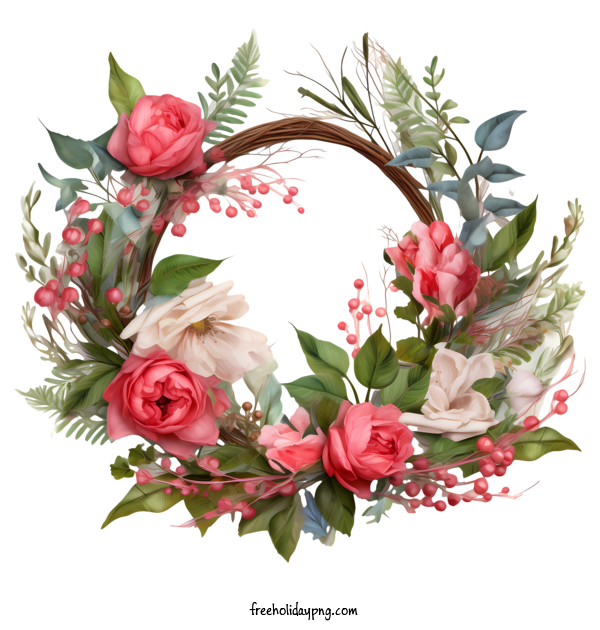 Transparent Christmas Christmas Wreath wreath floral wreath for Christmas Wreath for Christmas