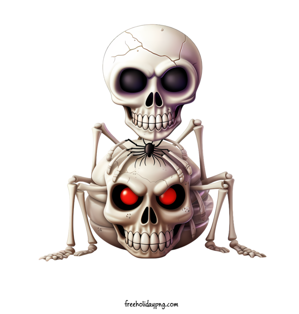 Transparent Halloween Spider Web skull skeleton for Spider Web for Halloween