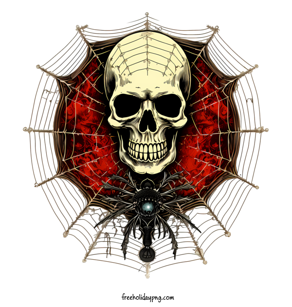 Transparent Halloween Spider Web skull spider web for Spider Web for Halloween