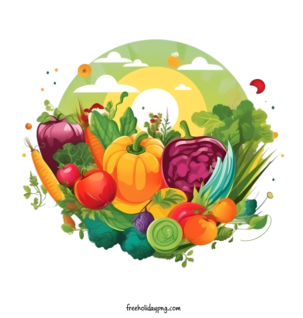 Transparent World Vegetarian Day World Vegetarian Day fruits vegetables for Vegetarian Day for World Vegetarian Day