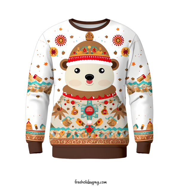 Transparent Christmas Christmas Sweater bear sweater for Christmas Sweater for Christmas