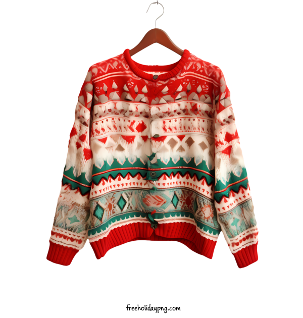 Transparent Christmas Christmas Sweater red white for Christmas Sweater for Christmas