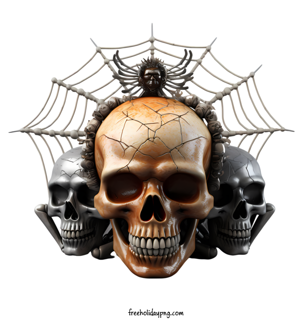 Transparent Halloween Spider Web spiderweb skull for Spider Web for Halloween