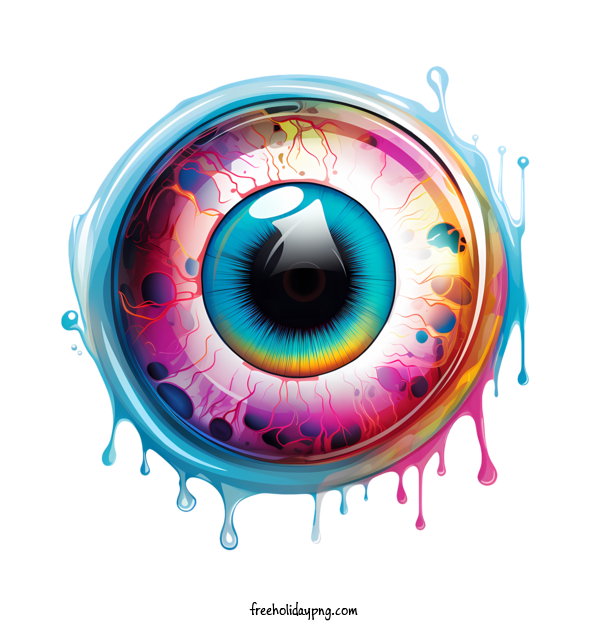 Transparent Halloween Halloween Eyeball eye colorful for Halloween Eyeball for Halloween