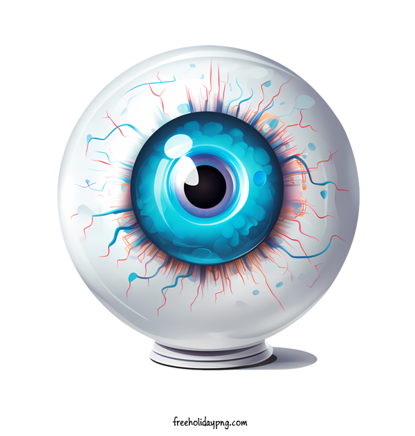 Transparent Halloween Halloween Eyeball eye blue for Halloween Eyeball for Halloween