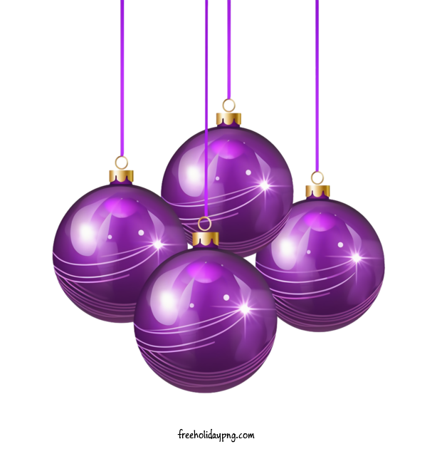 Transparent Christmas Christmas Bulbs purple ornaments hanging ornaments for Christmas Bulbs for Christmas
