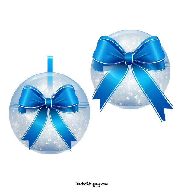 Transparent Christmas Christmas Bulbs glass bow for Christmas Bulbs for Christmas