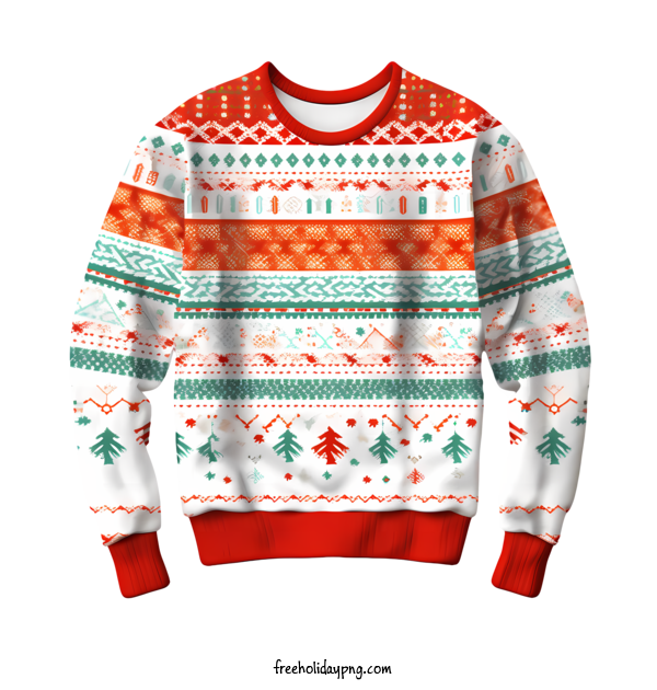 Transparent Christmas Christmas Sweater sweatshirt ugly sweater for Christmas Sweater for Christmas