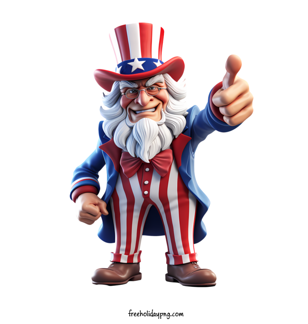 Transparent Uncle Sam Day Uncle Sam Day Grinning patriotic grandpa Uncle Sam for Uncle Sam for Uncle Sam Day