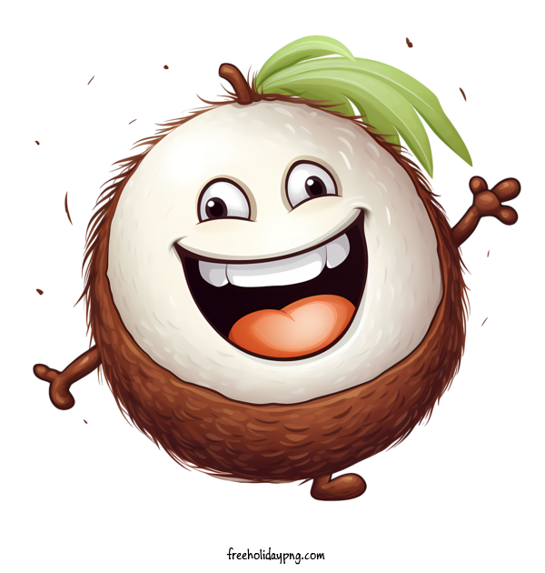 Transparent World Coconut Day World Coconut Day Coconut Mascot for Coconut Day for World Coconut Day