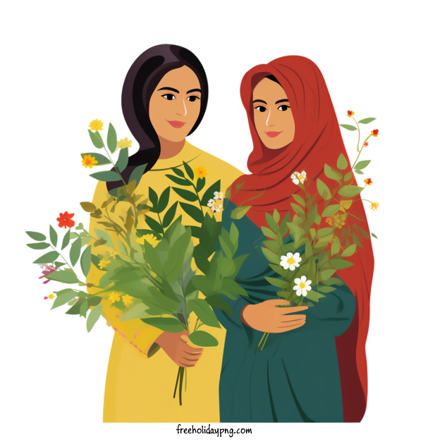 Transparent Women's Equality Day Women's Equality Day woman with flowers woman with flowers in hand for Equality Day for Womens Equality Day