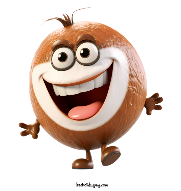Transparent World Coconut Day World Coconut Day Coconut mascot for Coconut Day for World Coconut Day