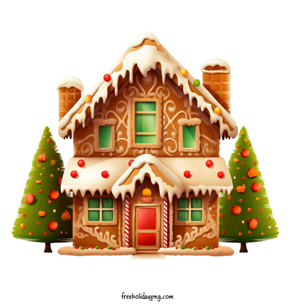 Transparent Christmas Christmas Gingerbread house gingerbread house for Christmas Gingerbread for Christmas