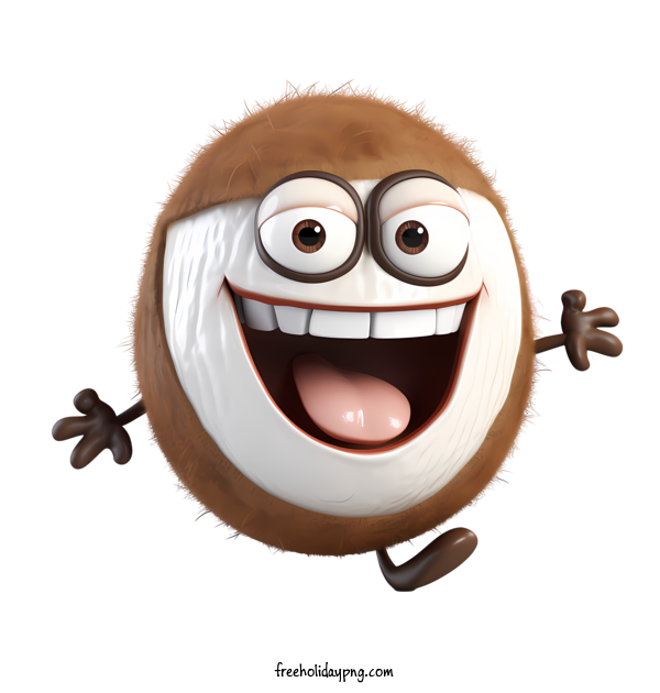 Transparent World Coconut Day World Coconut Day coconut smiling for Coconut Day for World Coconut Day