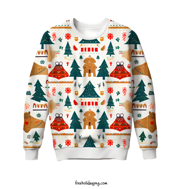 Transparent Christmas Christmas Sweater sweatshirt snowflakes for Christmas Sweater for Christmas