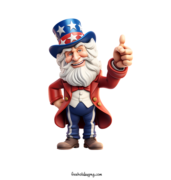 Transparent Uncle Sam Day Uncle Sam Day Santa Claus holiday for Uncle Sam for Uncle Sam Day