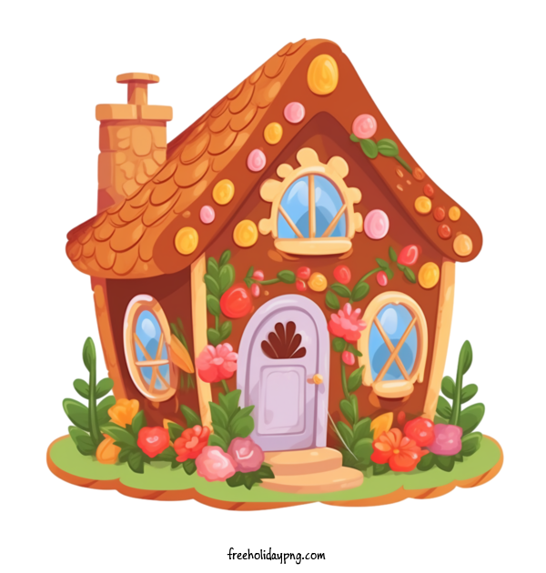 Transparent Christmas Christmas Gingerbread gingerbread house cottage for Christmas Gingerbread for Christmas