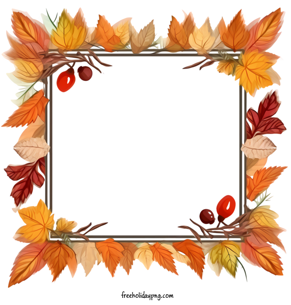 Transparent Thanksgiving Thanksgiving Frame autumn leaves fall foliage for Thanksgiving Frame for Thanksgiving