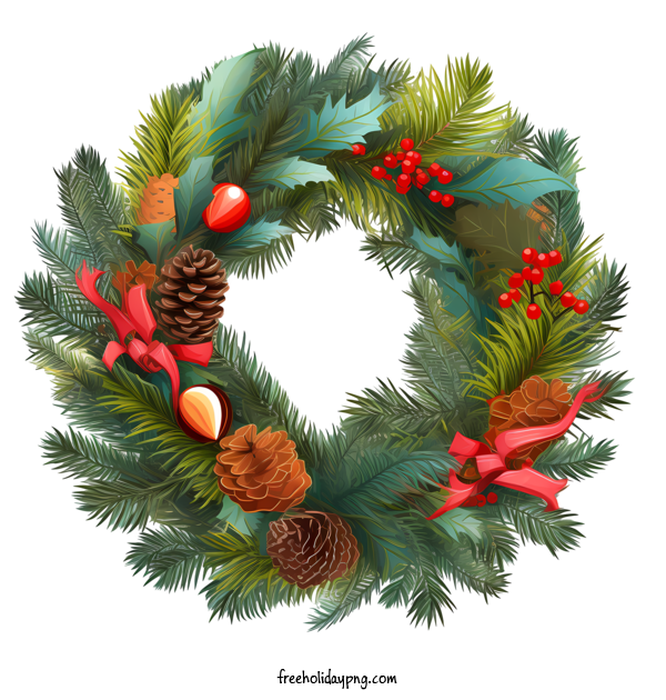 Transparent Christmas Christmas Wreath wreath holiday for Christmas Wreath for Christmas