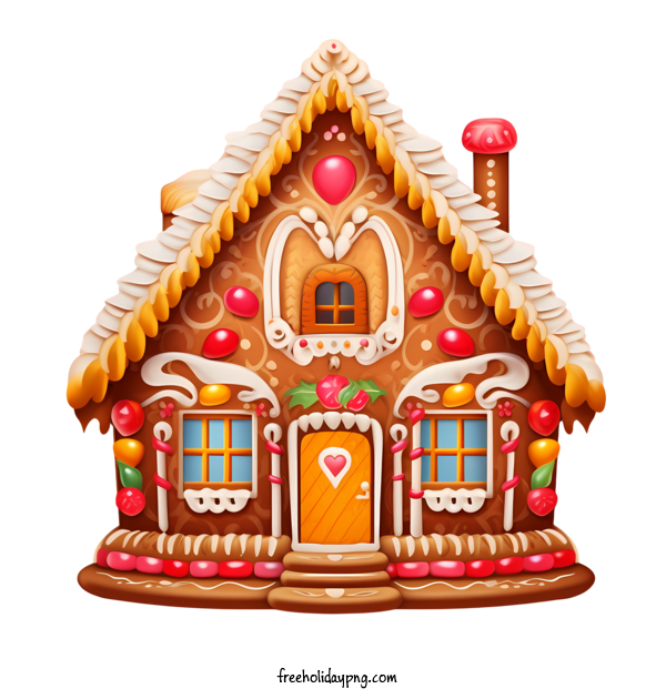 Transparent christmas christmas cookies gingerbread house candy house for christmas cookies for Christmas
