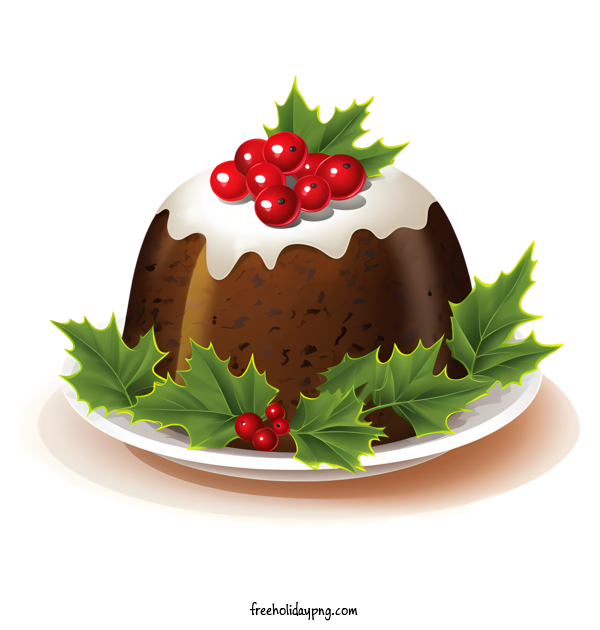 Transparent Christmas Christmas pudding pie fruit for Christmas pudding for Christmas