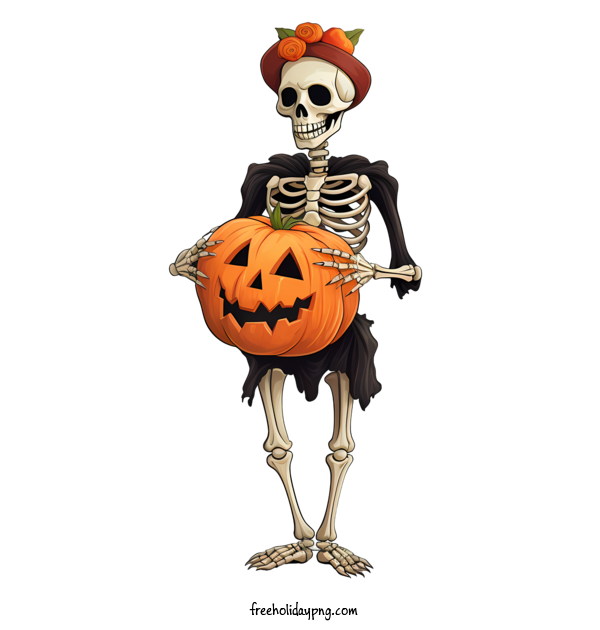 Transparent Halloween Halloween skeleton skeleton skeleton in a costume for Halloween skeleton for Halloween