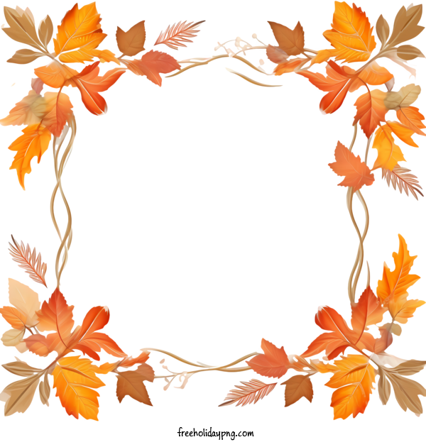 Transparent Thanksgiving Thanksgiving Frame autumn leaves floral frame for Thanksgiving Frame for Thanksgiving