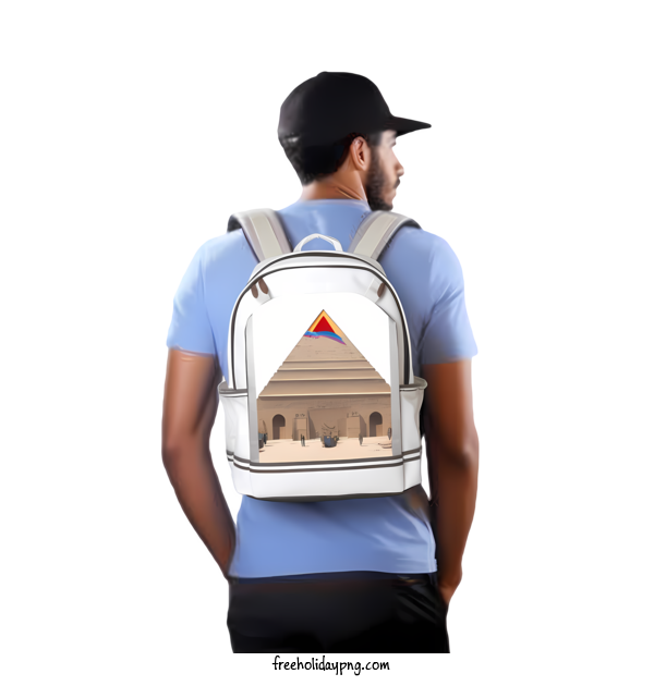 Transparent Back to School Back to School Backpack egypt pyramid for Back to School Backpack for Back To School