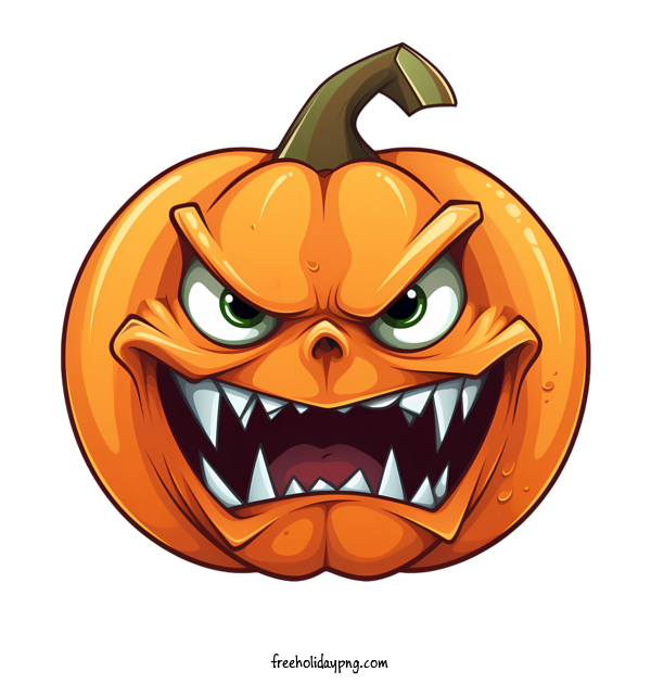 Transparent Halloween Jack-o-lantern Grinning carved pumpkin for Jack o lantern for Halloween