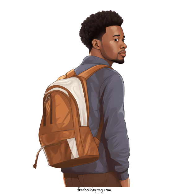 Transparent Back to School Back to School Backpack backpack man for Back to School Backpack for Back To School