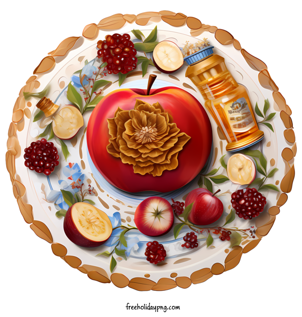 Transparent Jewish New Year Rosh Hashanah Jewish New Year apples for Rosh Hashanah for Jewish New Year