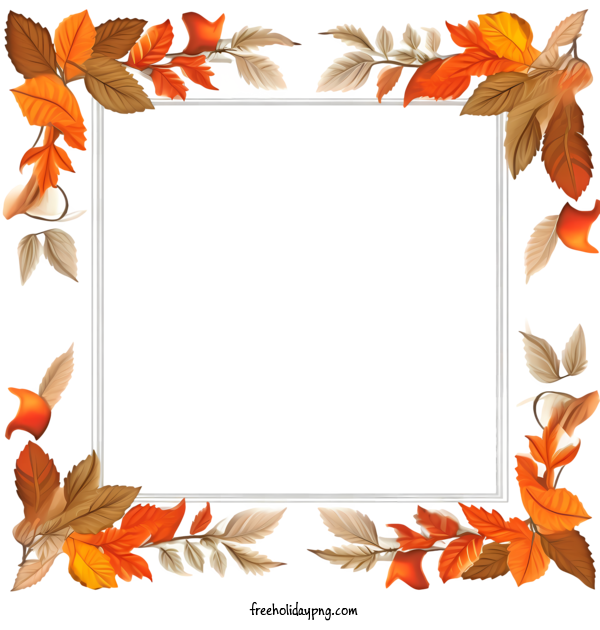 Transparent Thanksgiving Thanksgiving Frame autumn leaves frame for Thanksgiving Frame for Thanksgiving