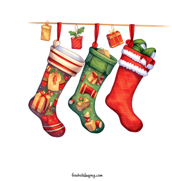 Transparent Christmas Christmas Stocking Christmas stockings stocking hangers for Christmas Stocking for Christmas