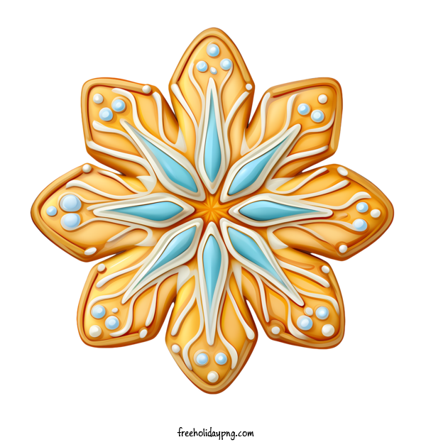 Transparent christmas christmas cookies floral design gold for christmas cookies for Christmas