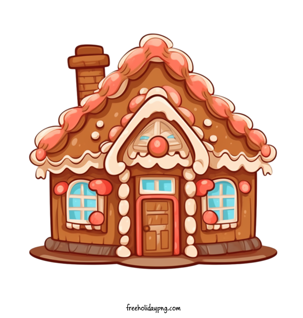 Transparent Christmas Christmas Gingerbread candy gingerbread house for Christmas Gingerbread for Christmas