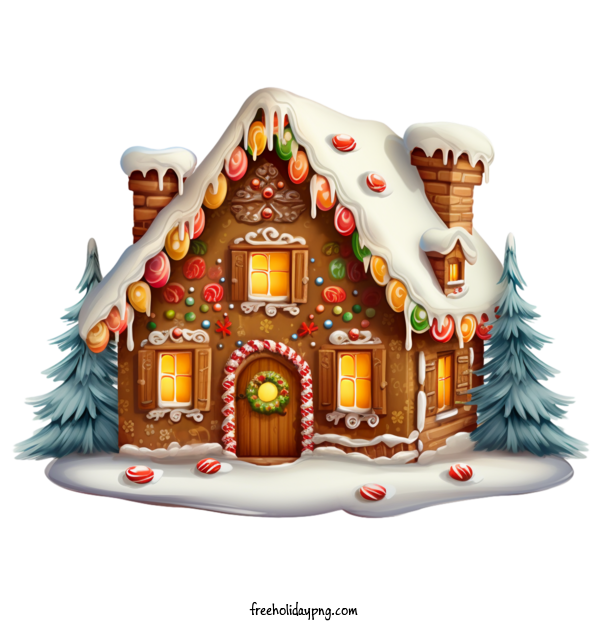 Transparent Christmas Christmas Gingerbread gingerbread house christmas decorations for Christmas Gingerbread for Christmas
