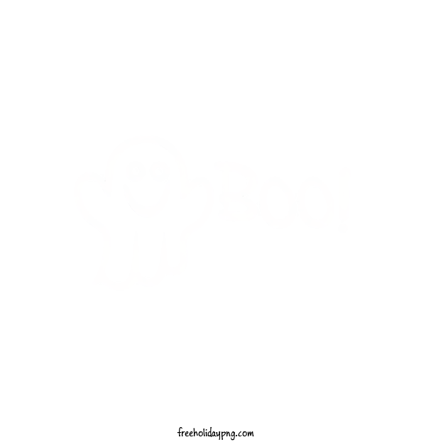 Transparent Halloween Halloween Boo ghost boo for Halloween Boo for Halloween