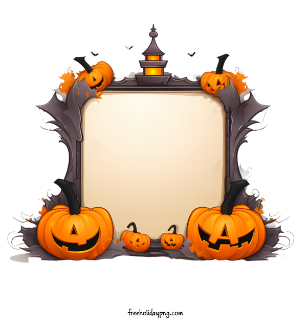 Transparent Halloween Halloween Frame halloween pumpkin for Halloween Frame for Halloween