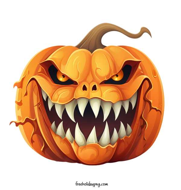 Transparent Halloween Jack O Lantern scary frightening for Jack O Lantern for Halloween
