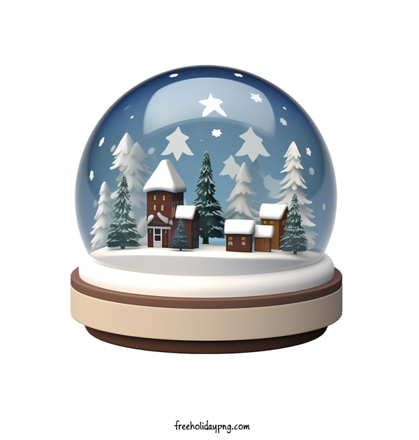 Transparent Christmas Christmas Snow Ball snow globe Christmas scene for Christmas Snow Ball for Christmas