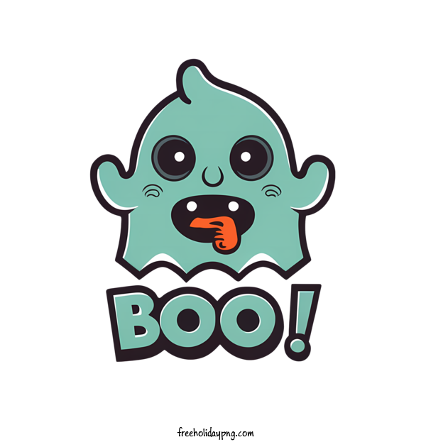 Transparent Halloween Halloween Boo Cute ghost Spooky for Halloween Boo for Halloween