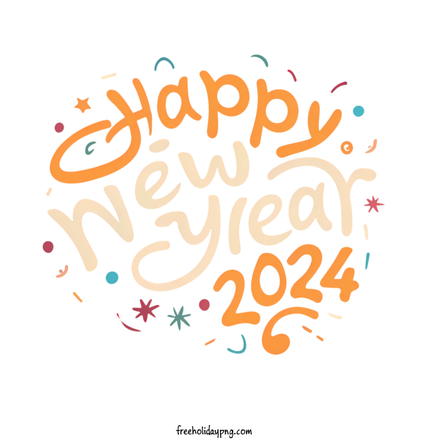 Transparent New Year Happy New Year 2024 happy new year 2023 new year greeting for Happy New Year 2024 for New Year