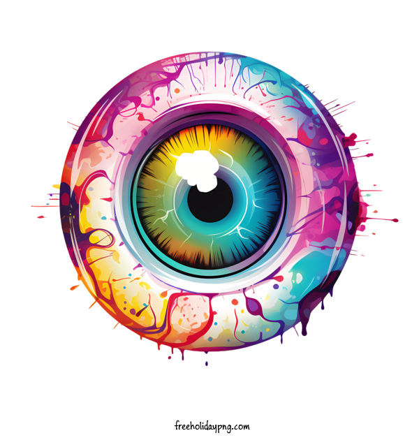 Transparent Halloween Halloween Eyeball colorful eye for Halloween Eyeball for Halloween