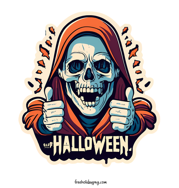 Transparent Halloween Happy Halloween Halloween skull for Happy Halloween for Halloween