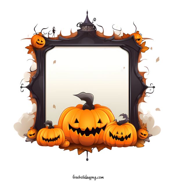Transparent Halloween Halloween Frame pumpkin halloween for Halloween Frame for Halloween