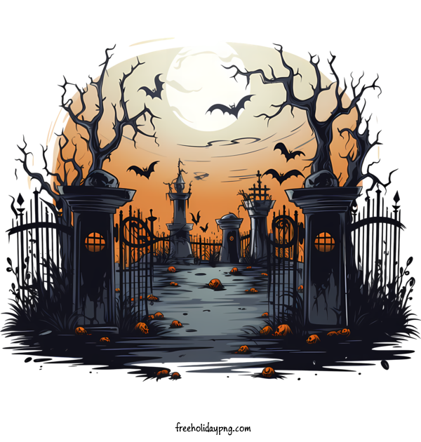 Transparent Halloween Halloween Graveyard ghost halloween for Graveyard for Halloween