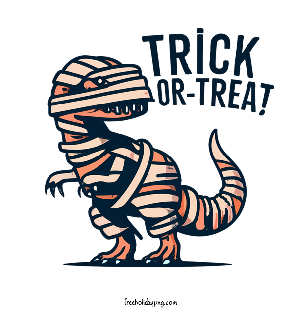 Transparent Halloween Happy Halloween T - Rex Trick or Treat for Happy Halloween for Halloween