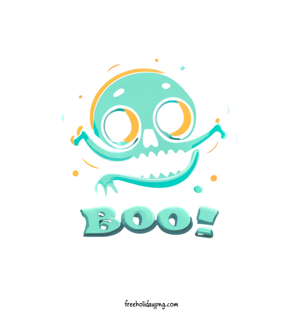 Transparent Halloween Halloween Boo monster skull for Halloween Boo for Halloween