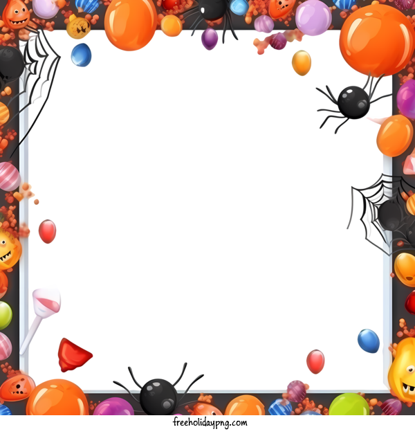 Transparent Halloween Halloween Frame Halloween decorations bats for Halloween Frame for Halloween