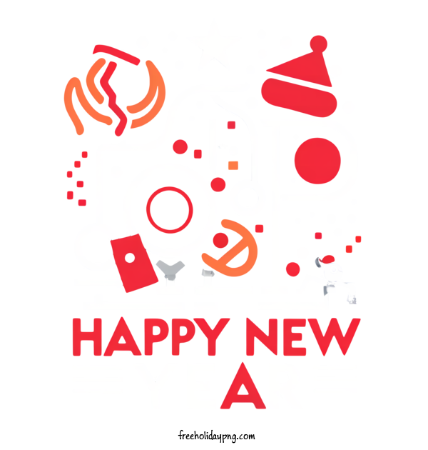 Transparent New Year Happy New Year 2024 happy new year typography for Happy New Year 2024 for New Year